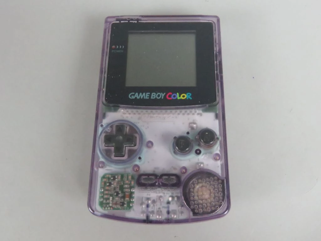 Nintendo Game Boy Color handheld console transparant paars - foto 1