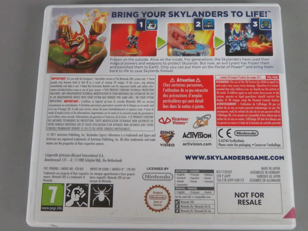 Skylanders Spyro's Adventure Nintendo 3DS spel - foto 3