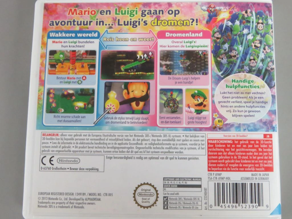 Nintendo 3DS spel Mario & Luigi Dream Team Bros. - foto 3