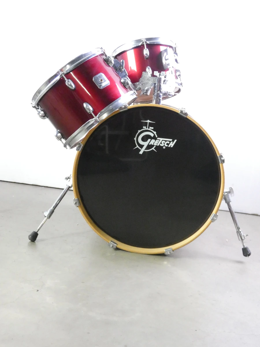 Gretsch drumstel met Sabian bekkens en accessoires - foto 11