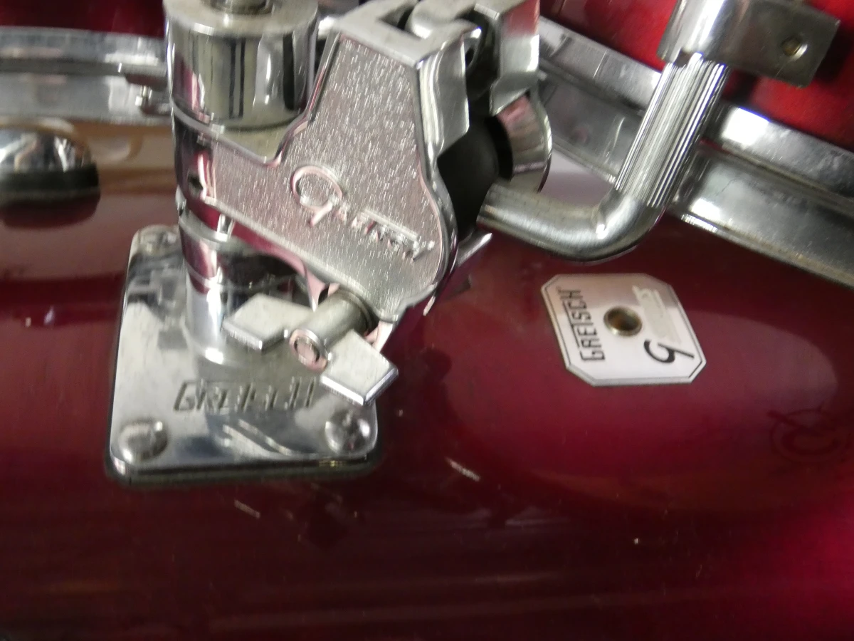 Gretsch drumstel met Sabian bekkens en accessoires - foto 15