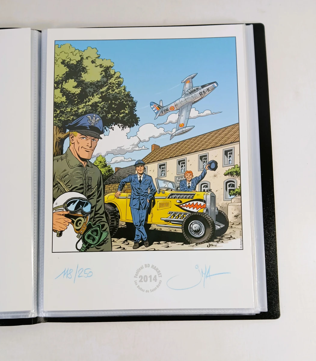 Gesigneerde Bakelandt stripboeken en genummerde stripprenten - foto 10