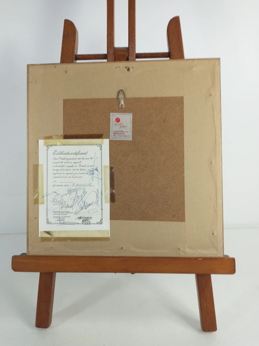 Gesigneerde zeefdruk van Herentals - foto 5