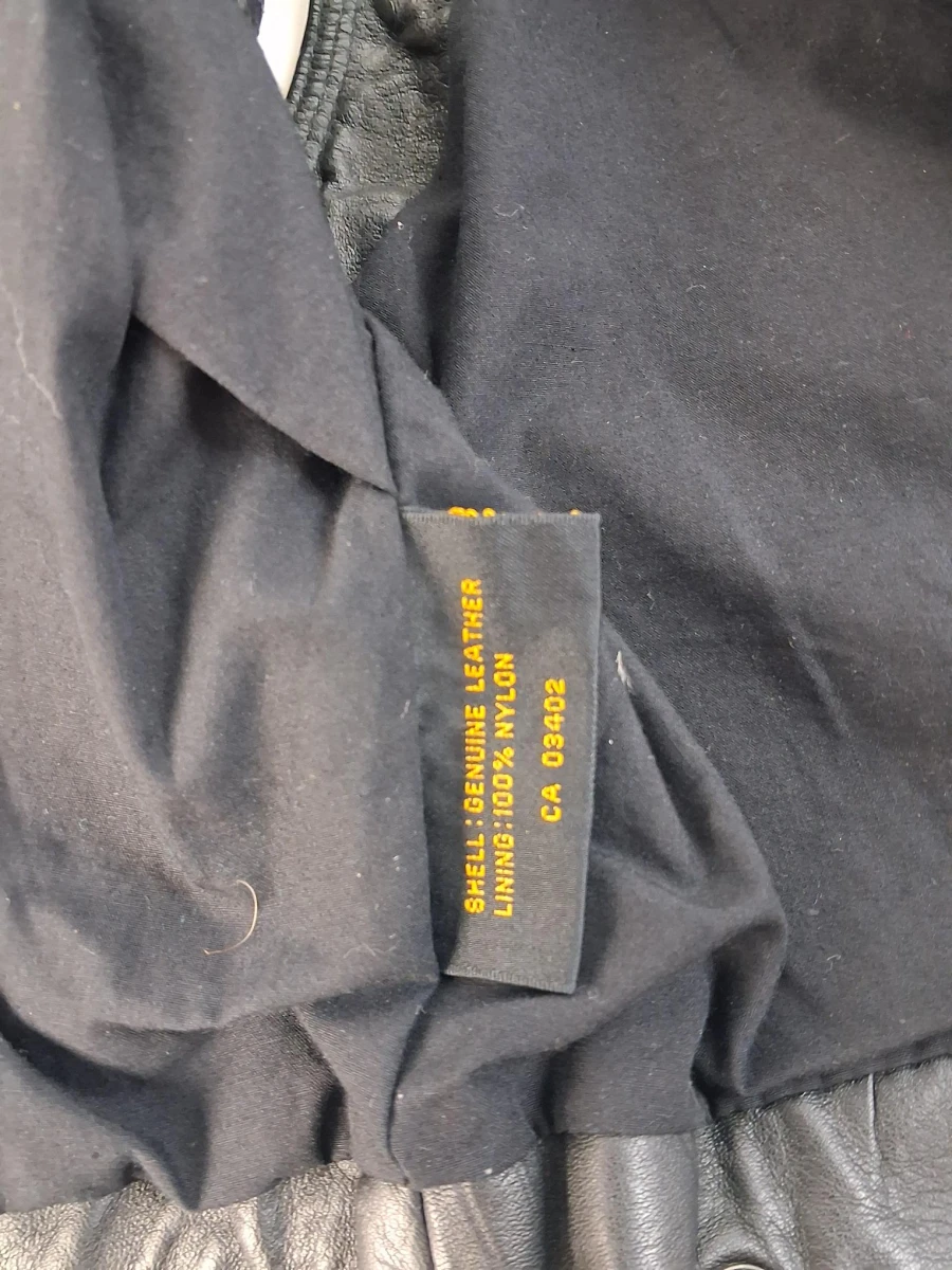 Zwart lederen motorvest : Harley Davidson - foto 8