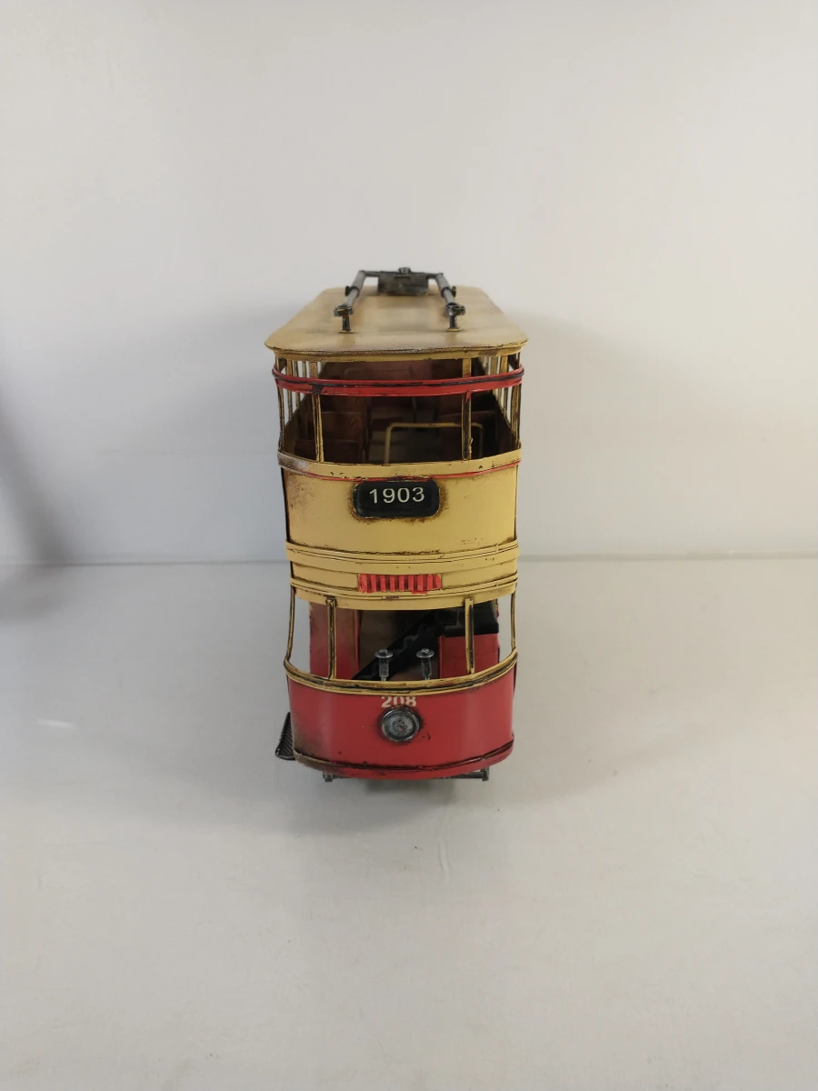 Vintage metalen model Manchester tramcar - foto 4