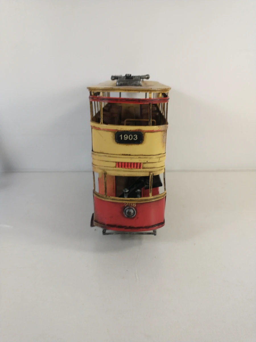 Vintage metalen model Manchester tramcar - foto 2