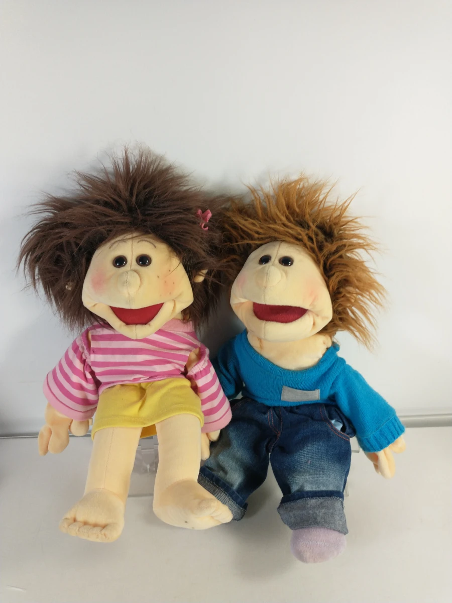 Set van 2 Living Puppets handpoppen jongen en meisje - foto 8