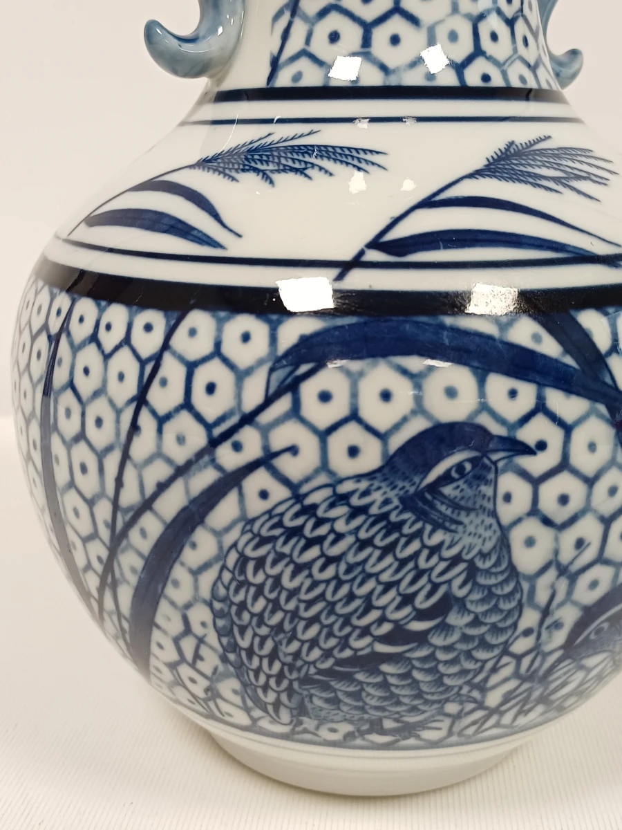 Handgeschilderde Japanse vaas - foto 3