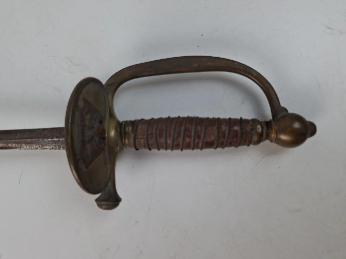 ⚔️ Antieke Militaire Degen met Adelaar-Embleem – Uniek Historisch Verzamelobject ⚔️ - foto 4