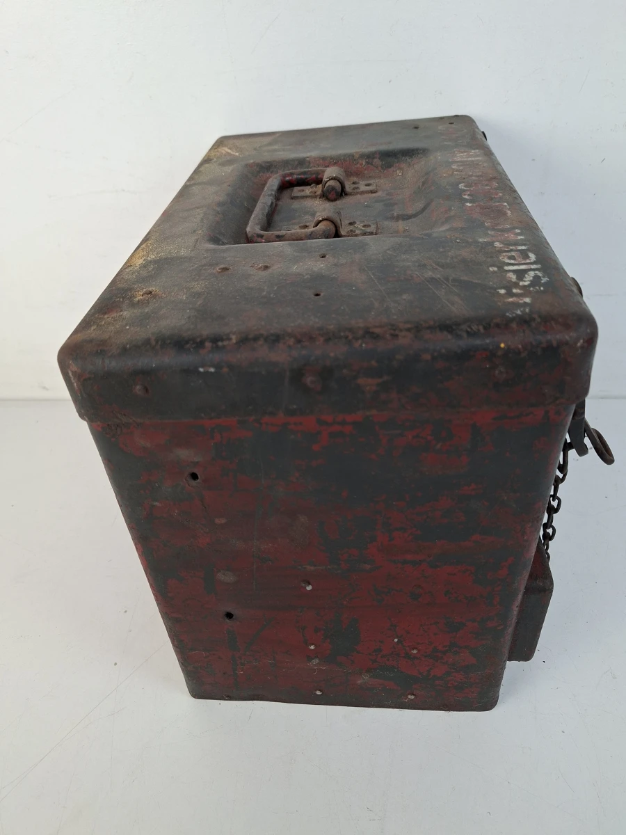📦 Militaria: Antieke Duitse Visierkiste (Richtkijkkist) – Industrieel Verzamelobject 📦 - foto 5