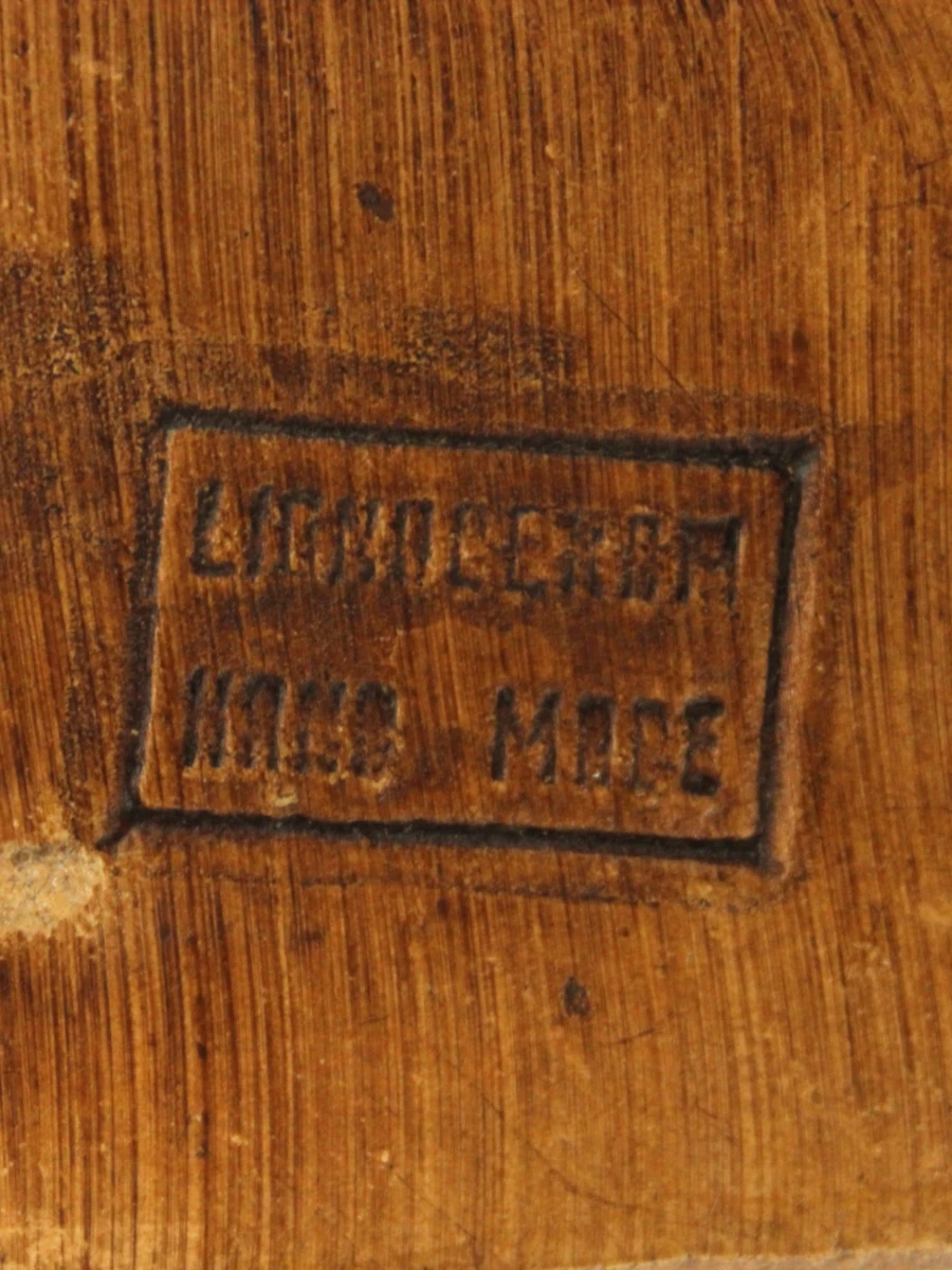 handgesneden houten buste van Gioachino Rossini - foto 8