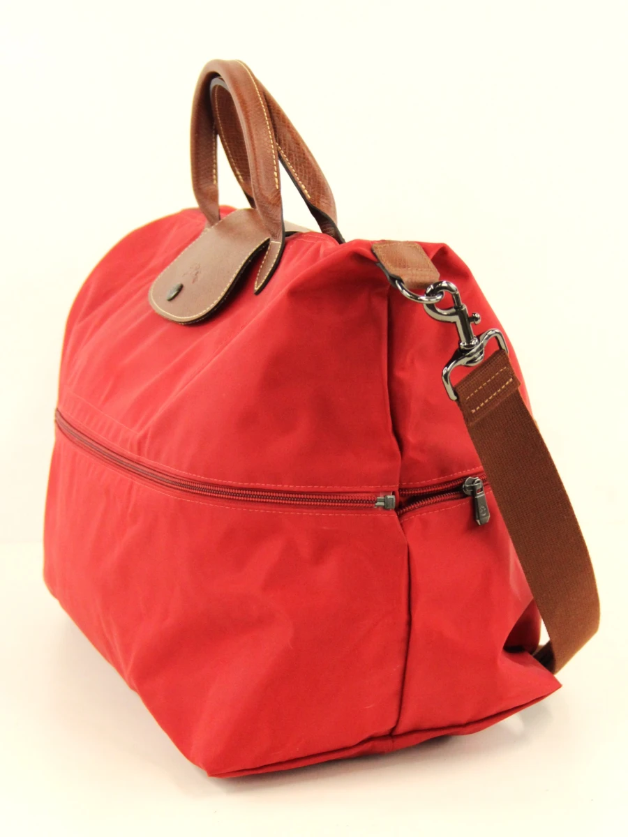 Rode Longchamp tas van de Pliage collectie - foto 3