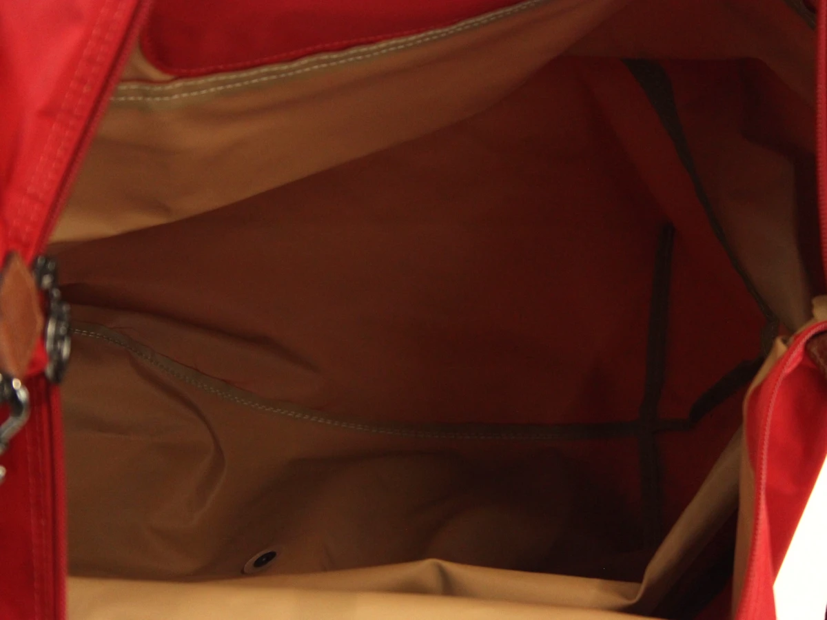 Rode Longchamp tas van de Pliage collectie - foto 8