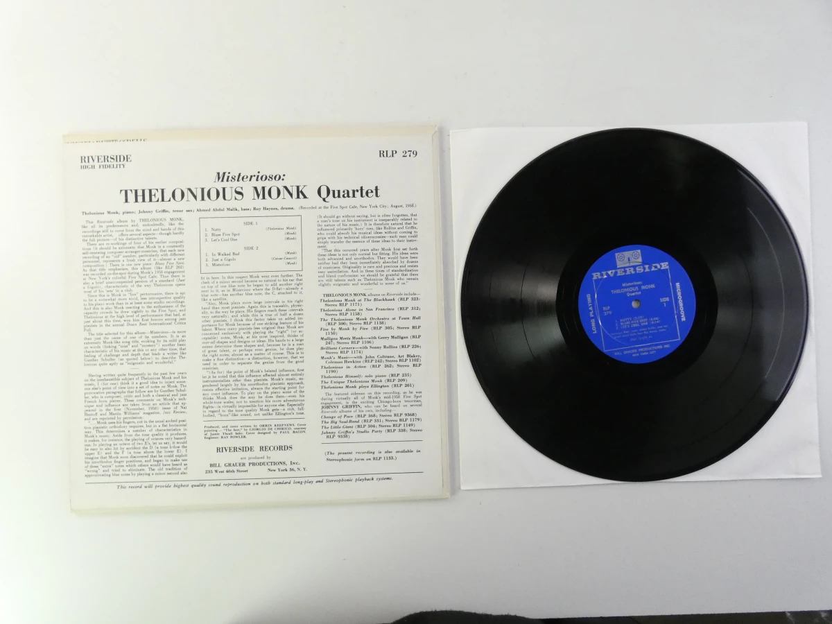 Thelonious Monk Quartet - Misterioso vinylplaat - foto 2