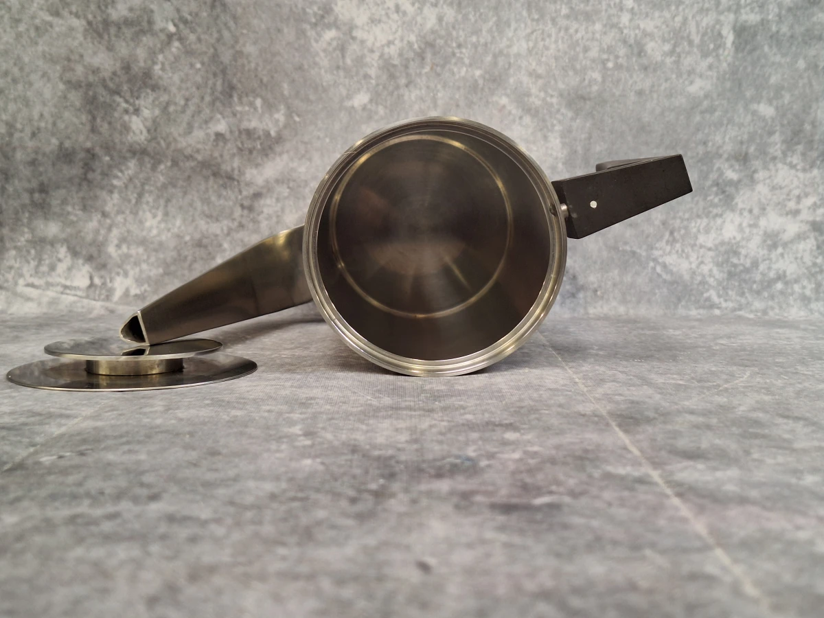 Iconische Koffieset - Deense Stelton Cylinda-Line - Design Arne Jacobsen (RVS) - foto 5