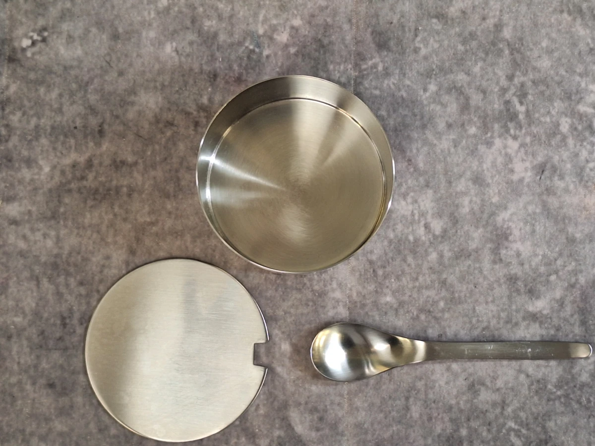 Iconische Koffieset - Deense Stelton Cylinda-Line - Design Arne Jacobsen (RVS) - foto 15