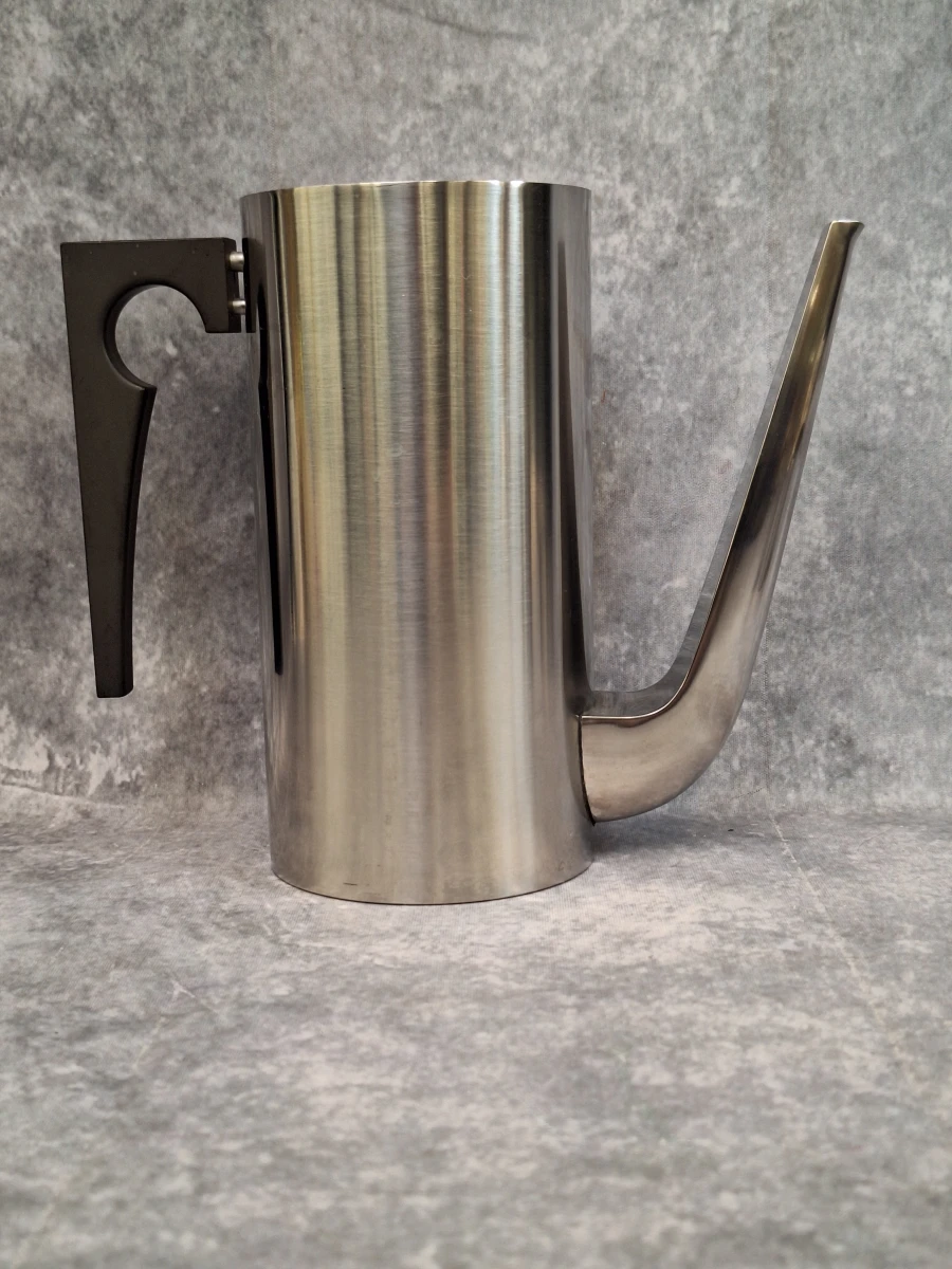 Iconische Koffieset - Deense Stelton Cylinda-Line - Design Arne Jacobsen (RVS) - foto 2