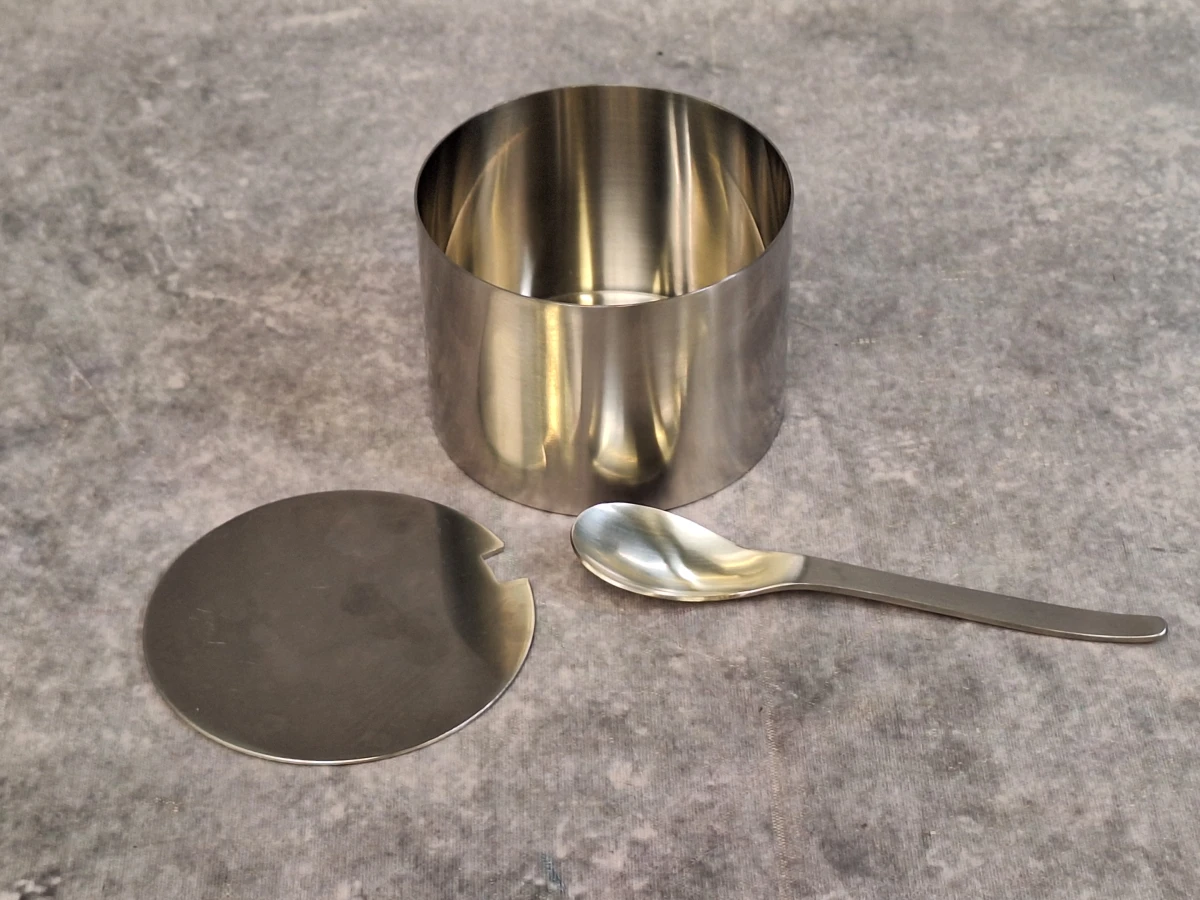 Iconische Koffieset - Deense Stelton Cylinda-Line - Design Arne Jacobsen (RVS) - foto 14