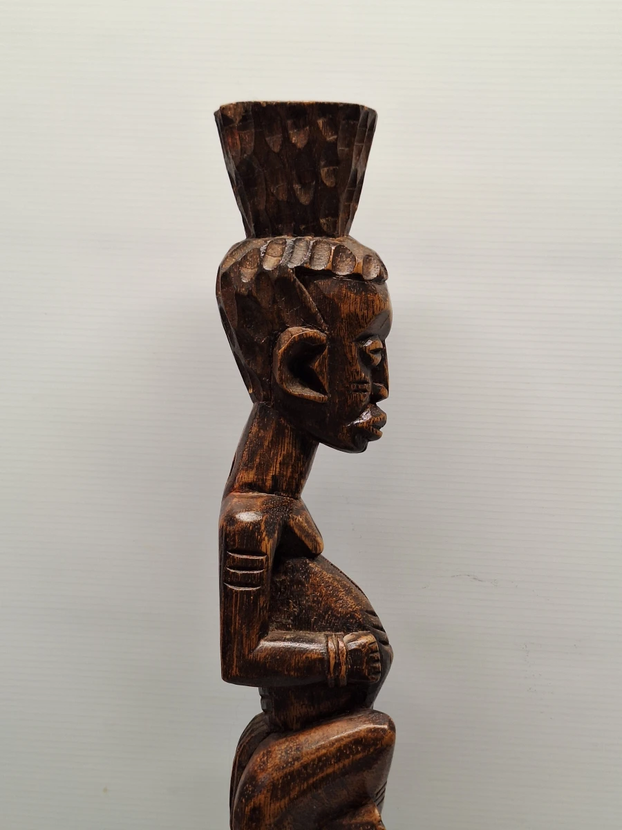 Handgesneden Afrikaanse totem sculptuur - foto 10