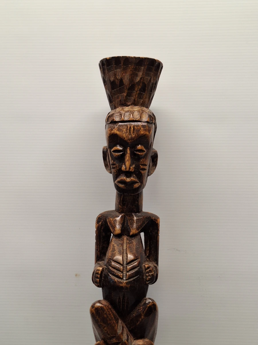 Handgesneden Afrikaanse totem sculptuur - foto 5