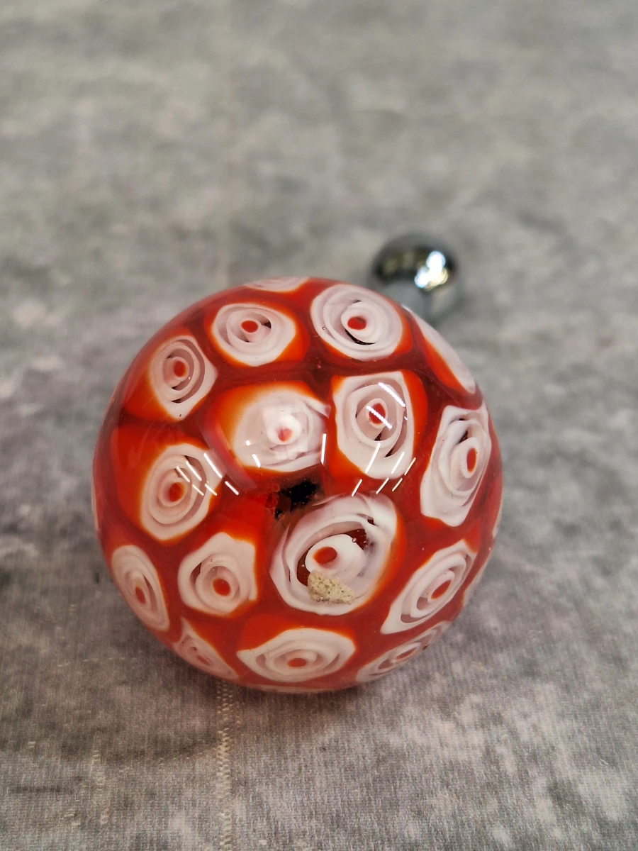 Set van 2 Luxe Glazen Wijnstoppers in Doos - Murano Stijl / Opale Design Flessenstoppers - foto 5