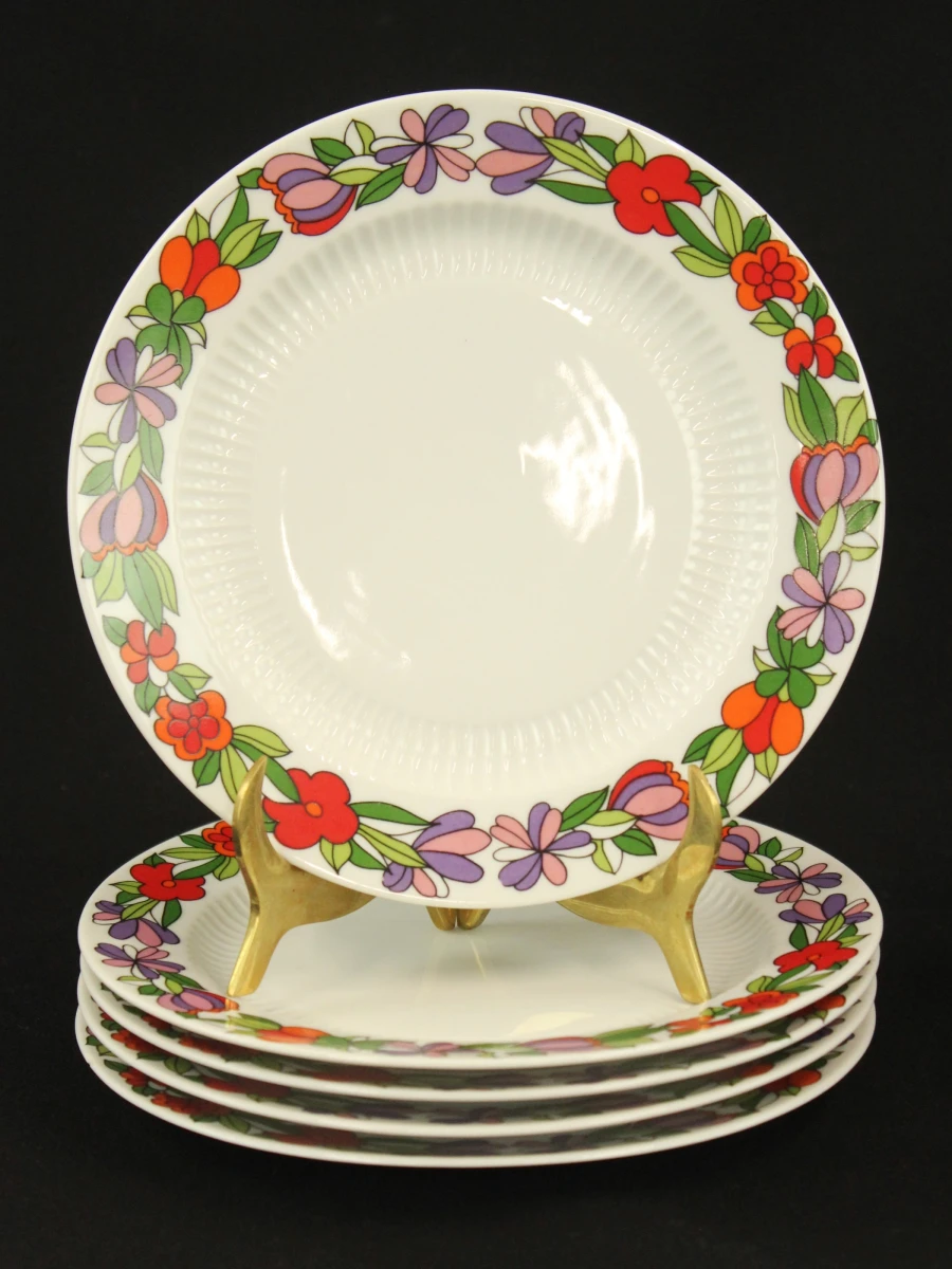 Vintage Kaiser 21-delig koffieservies met bloemmotief - foto 6