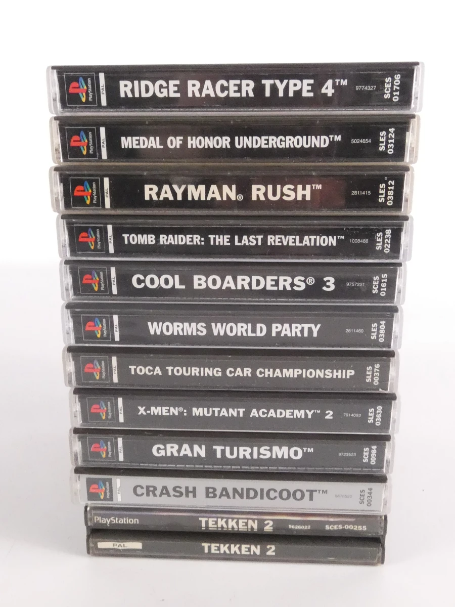 12 PlayStation games met hoes en handleiding - foto 2