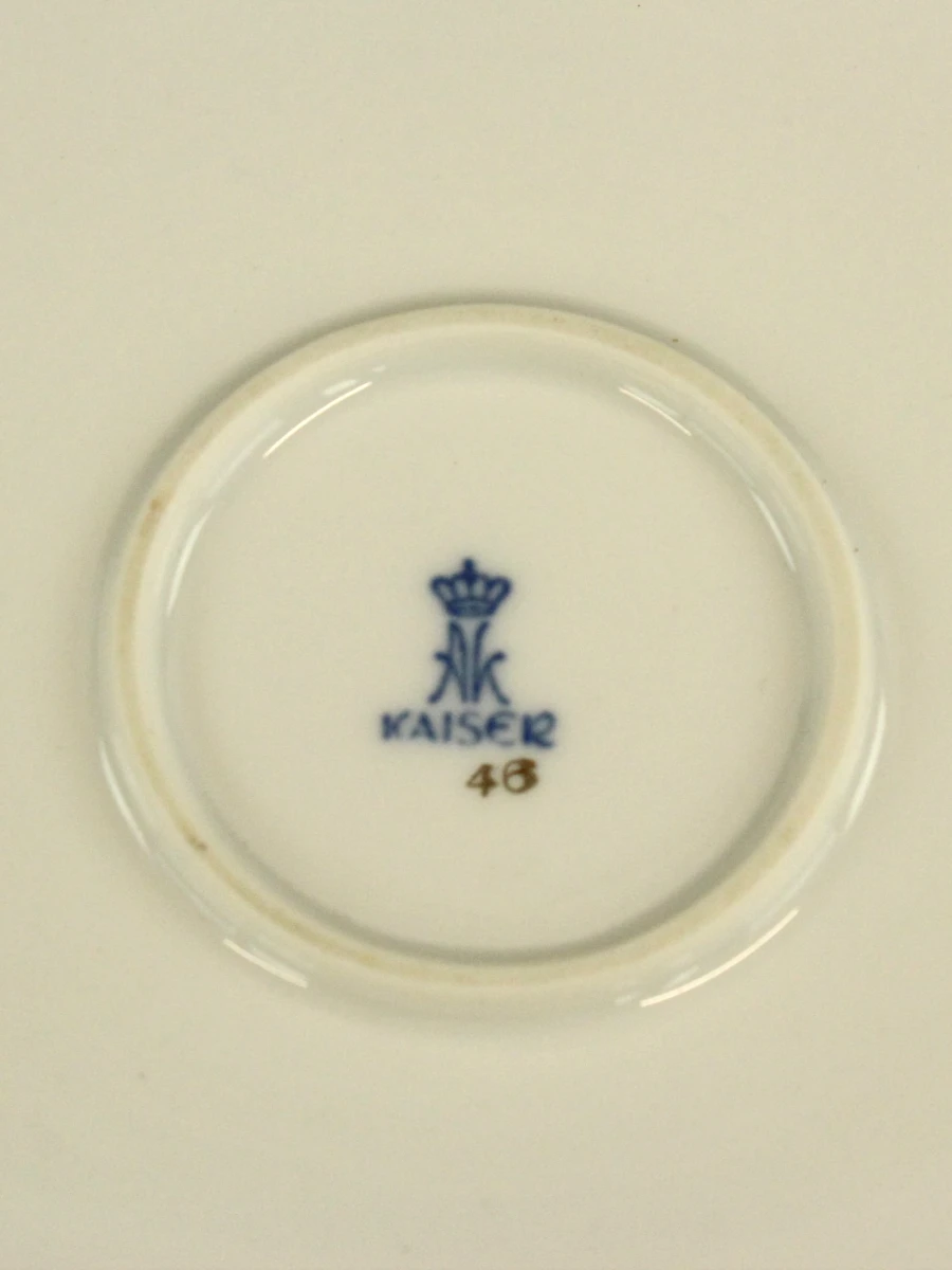 Vintage Kaiser14-delig soepservies met bloemmotief - foto 7