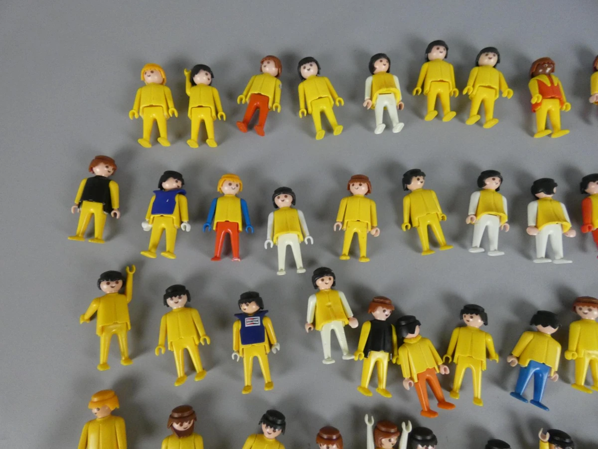 Lot Playmobil popjes - geel - foto 2