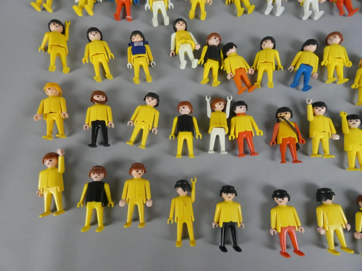 Lot Playmobil popjes - geel - foto 3