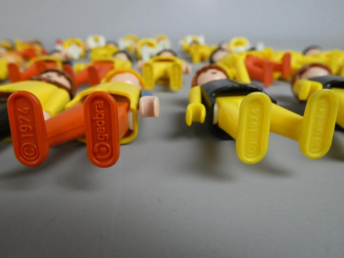 Lot Playmobil popjes - geel - foto 7