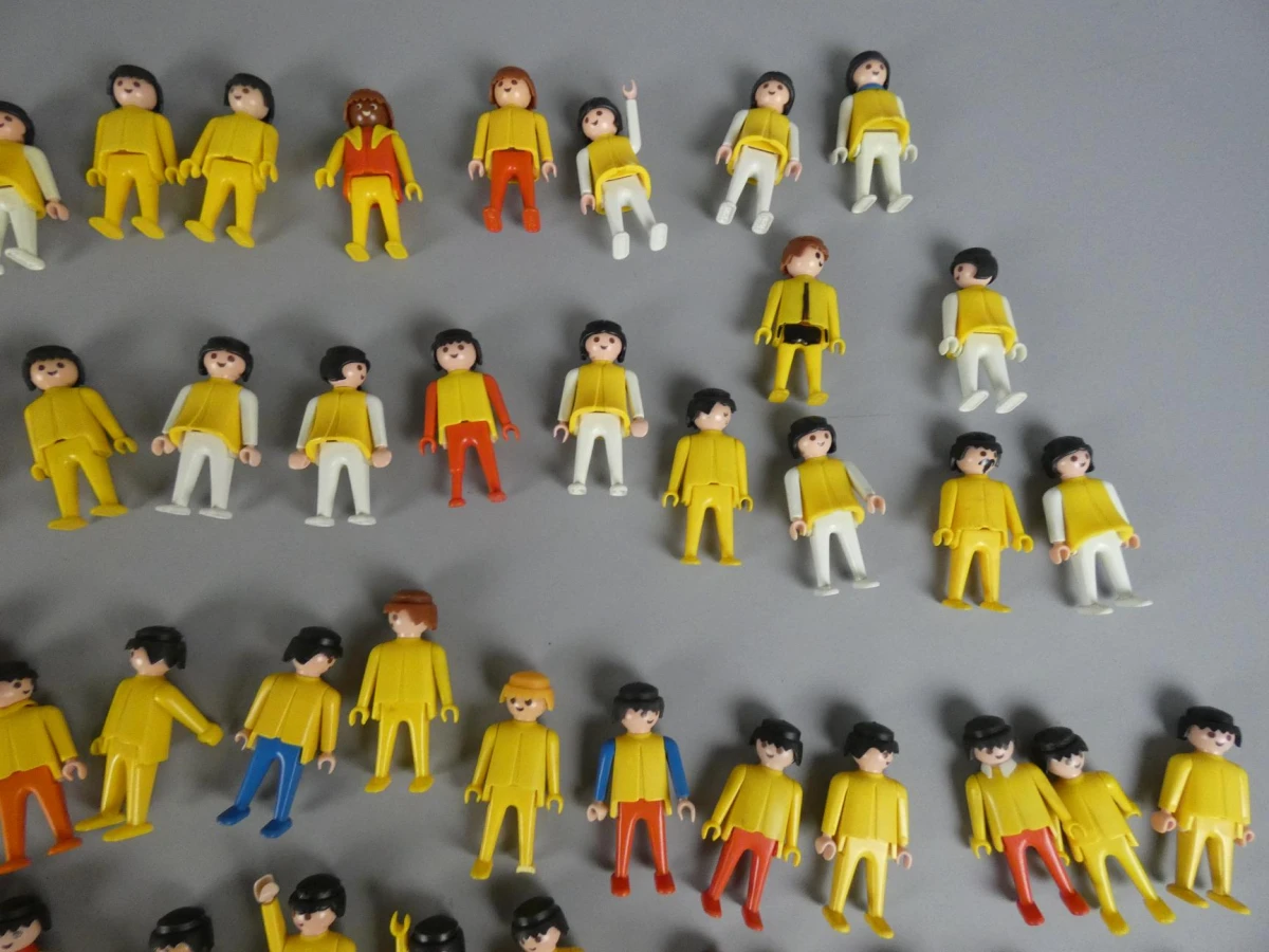 Lot Playmobil popjes - geel - foto 4