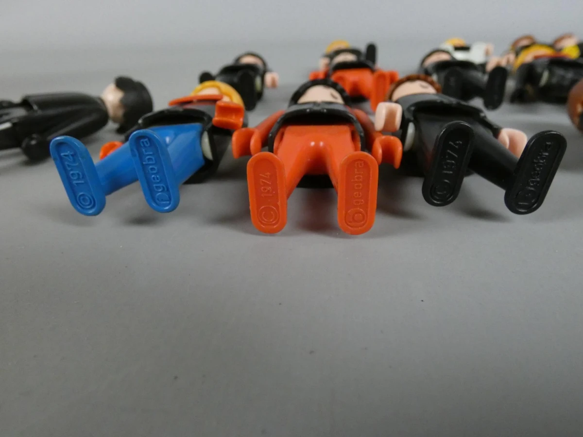 Lot Playmobil popjes - zwart - foto 6