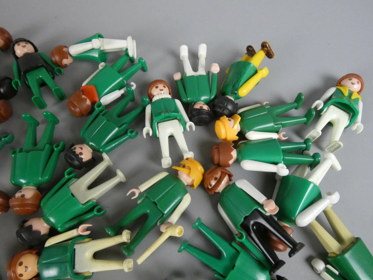 Lot Playmobil popjes - groen - foto 4