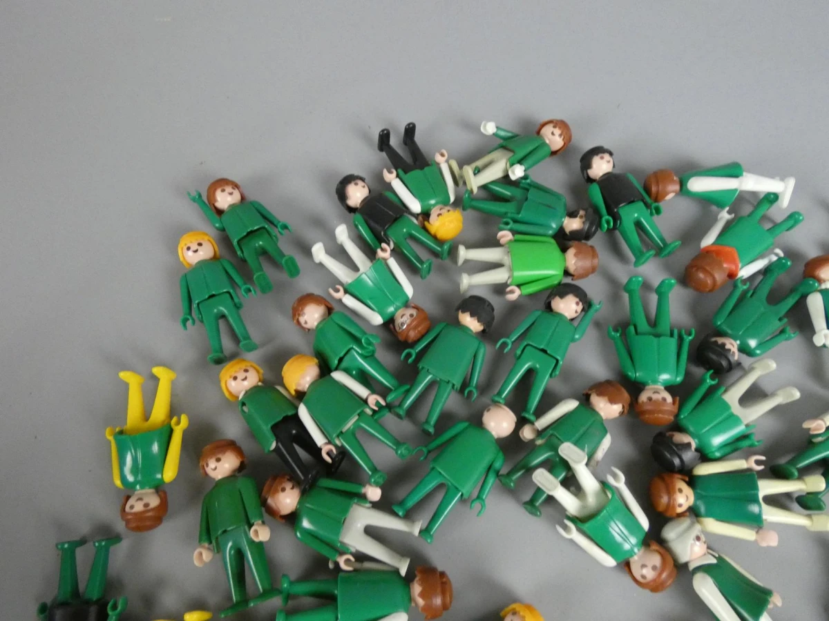 Lot Playmobil popjes - groen - foto 2
