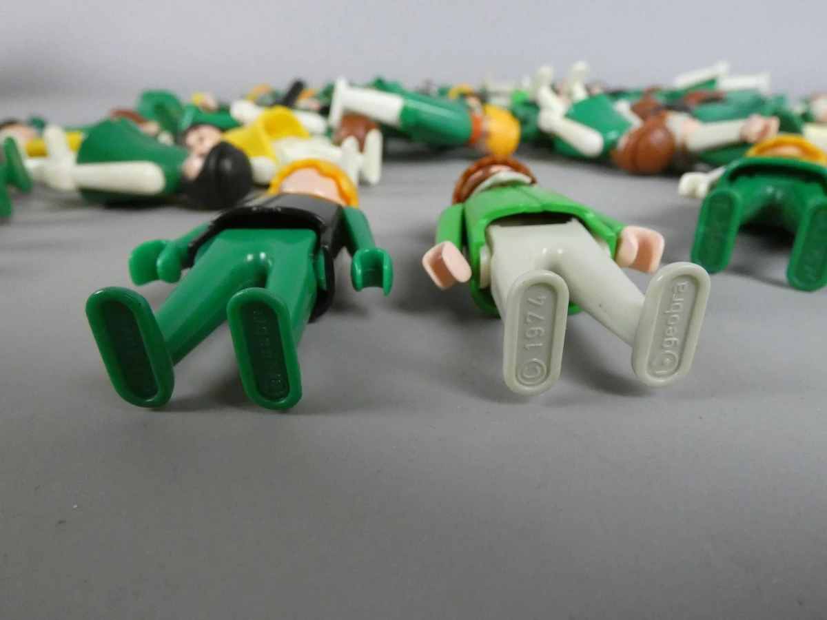 Lot Playmobil popjes - groen - foto 7