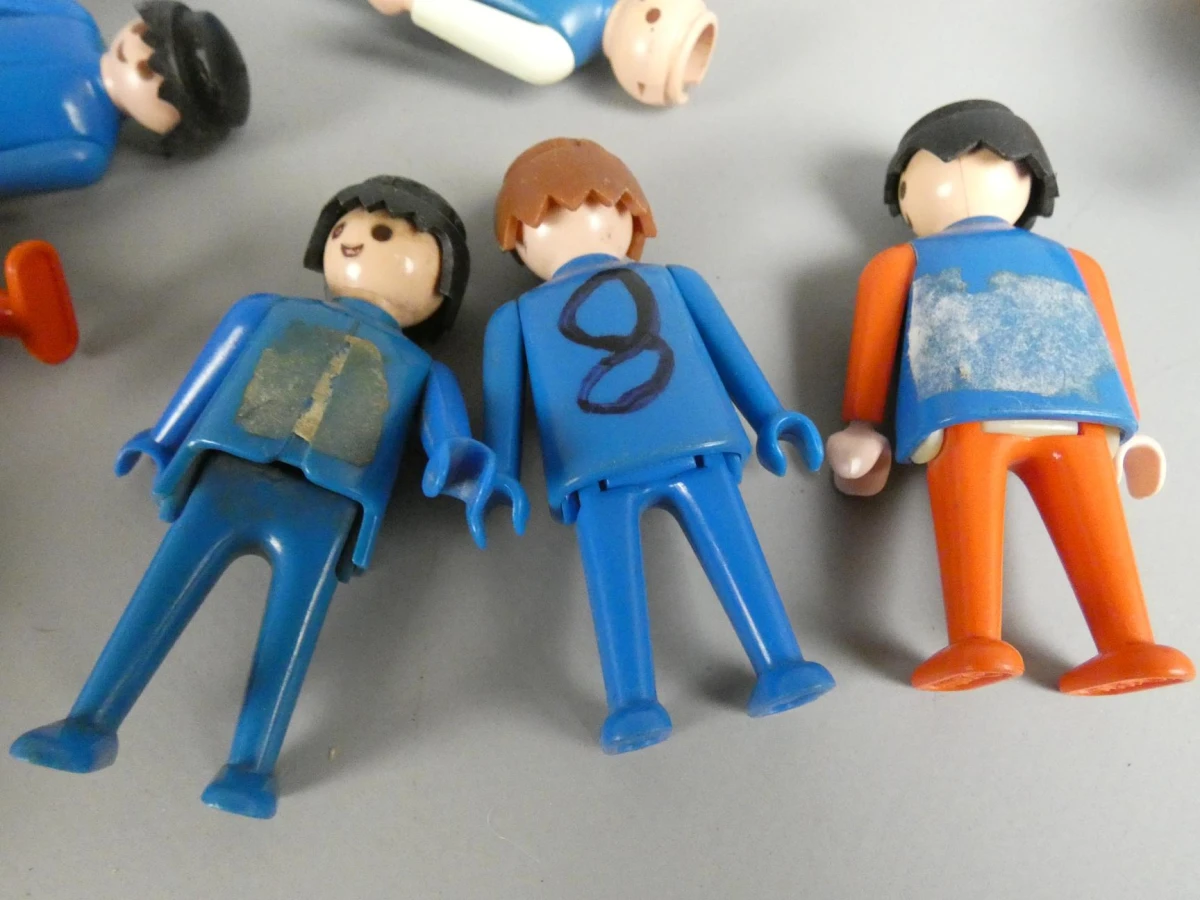 Lot Playmobil popjes - Blauw - foto 7