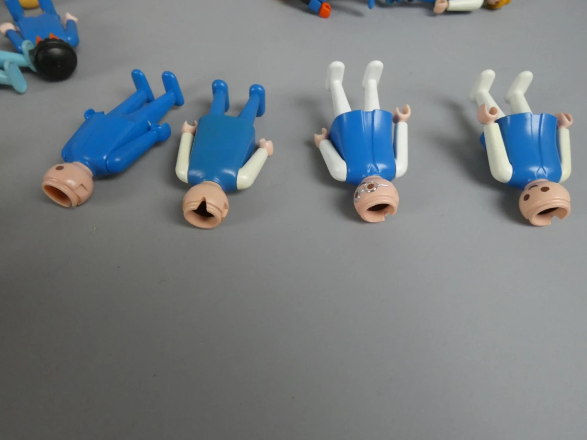 Lot Playmobil popjes - Blauw - foto 8