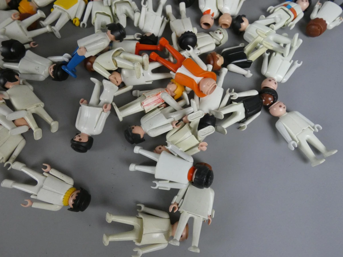 Lot Playmobil popjes - Wit - foto 4