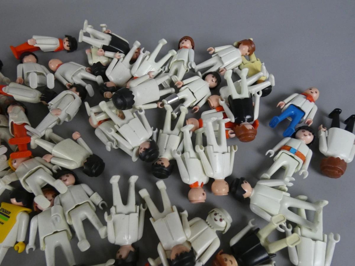 Lot Playmobil popjes - Wit - foto 5