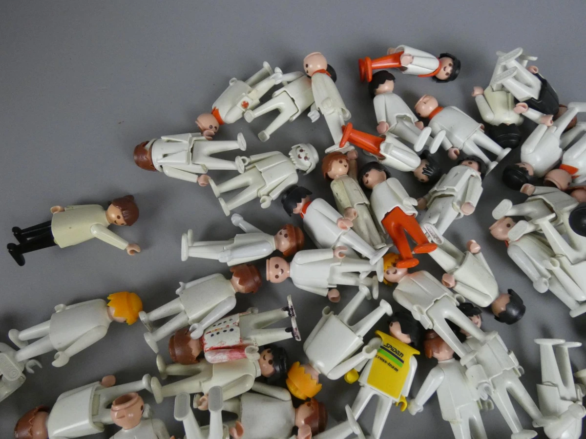 Lot Playmobil popjes - Wit - foto 2