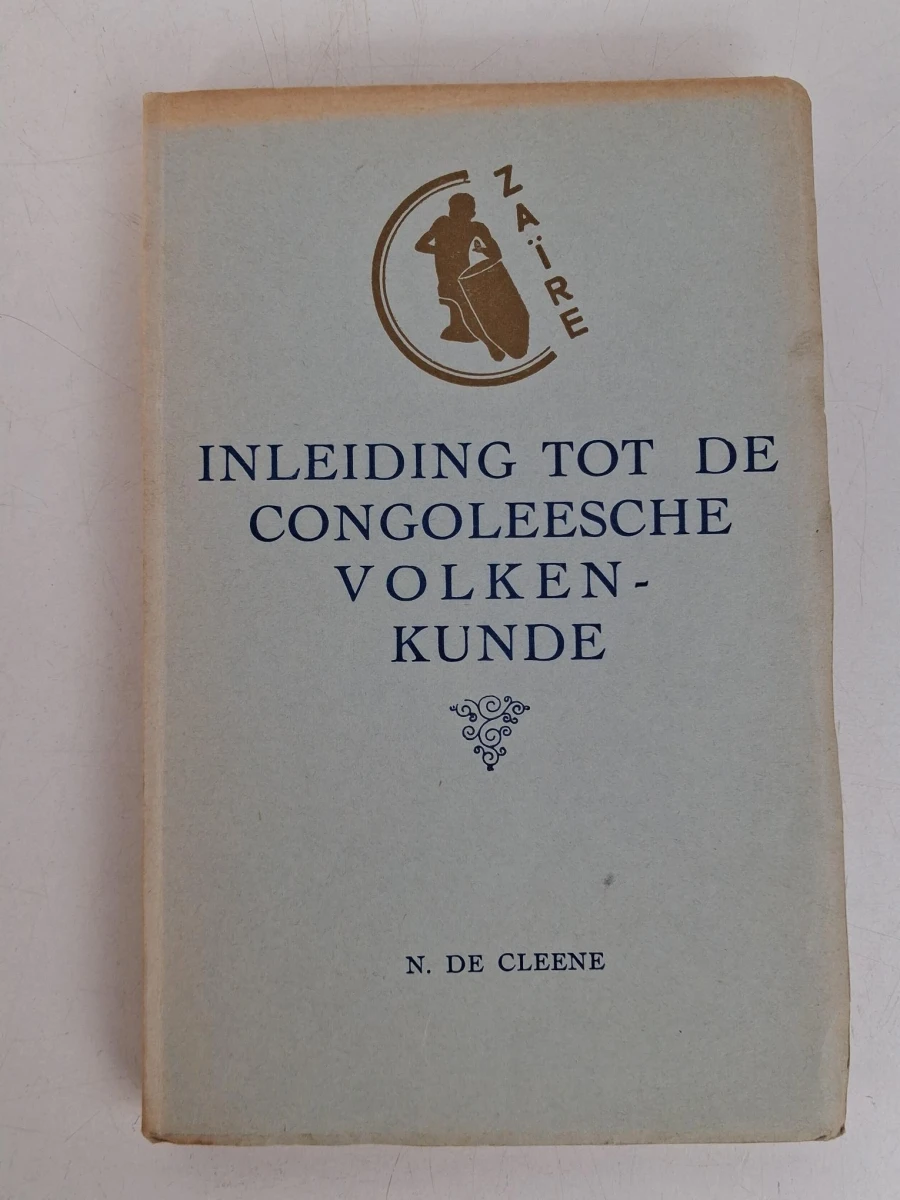 "Inleiding tot de Congoleesche volkenkunde" (zeldzame eerste druk)