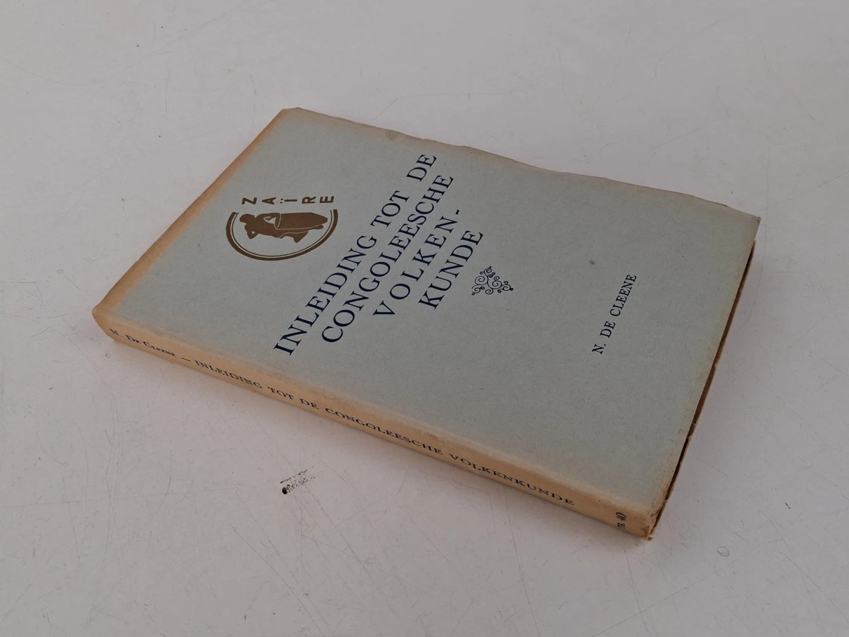 "Inleiding tot de Congoleesche volkenkunde" (zeldzame eerste druk)