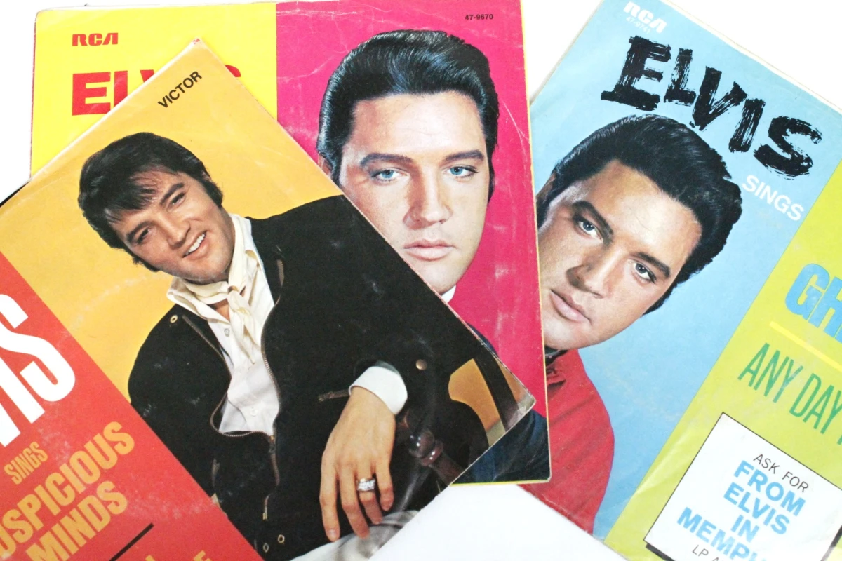 Set van 3 Elvis Presley vinyl singles - foto 6