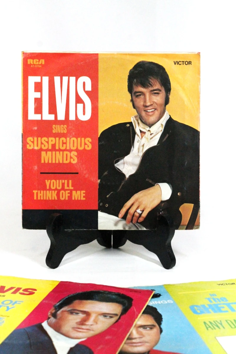 Set van 3 Elvis Presley vinyl singles - foto 4
