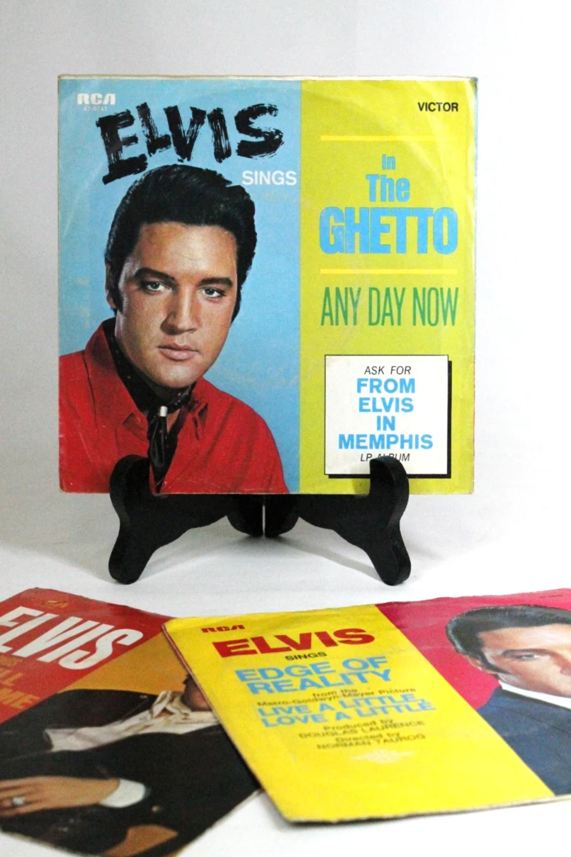 Set van 3 Elvis Presley vinyl singles - foto 2