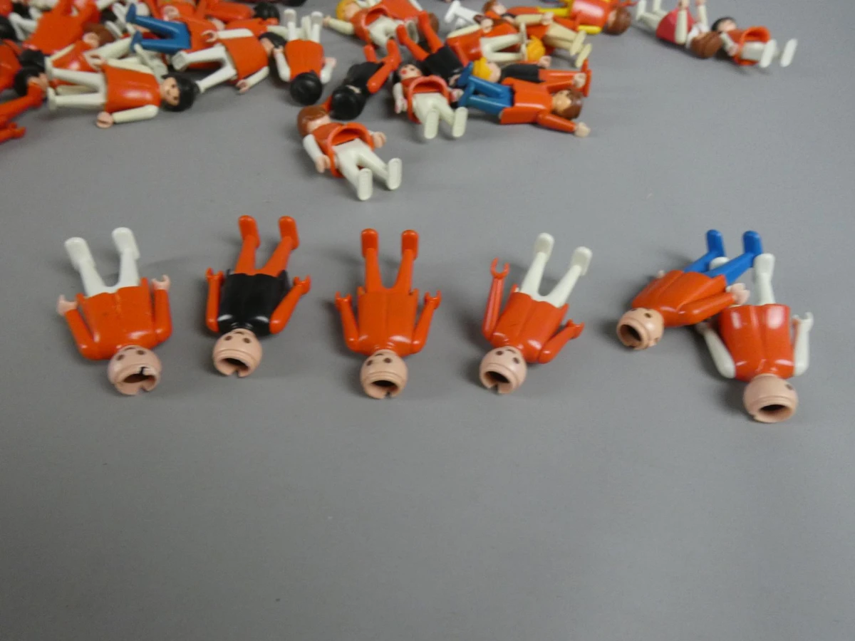 Lot Playmobil popjes - Rood - foto 6
