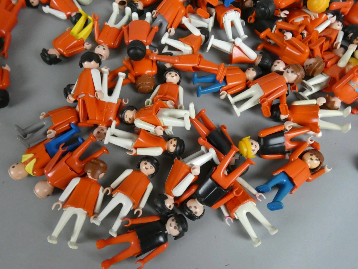Lot Playmobil popjes - Rood - foto 4