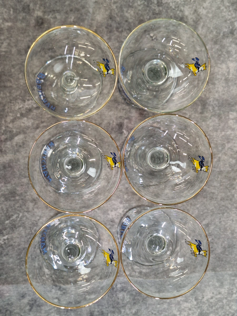 6 Vintage Babycham champagnecoupes uit de jaren 70 - foto 9