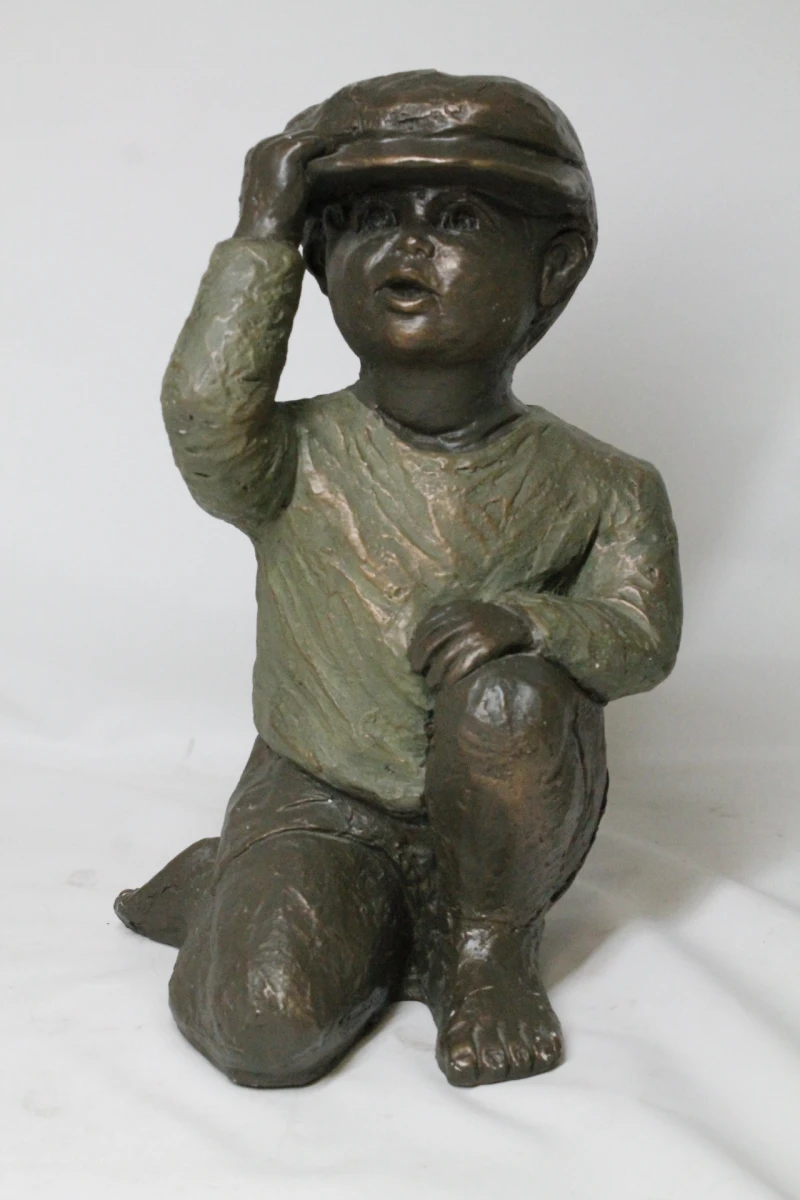 Sculptuur: Knielende Jongen - foto 2
